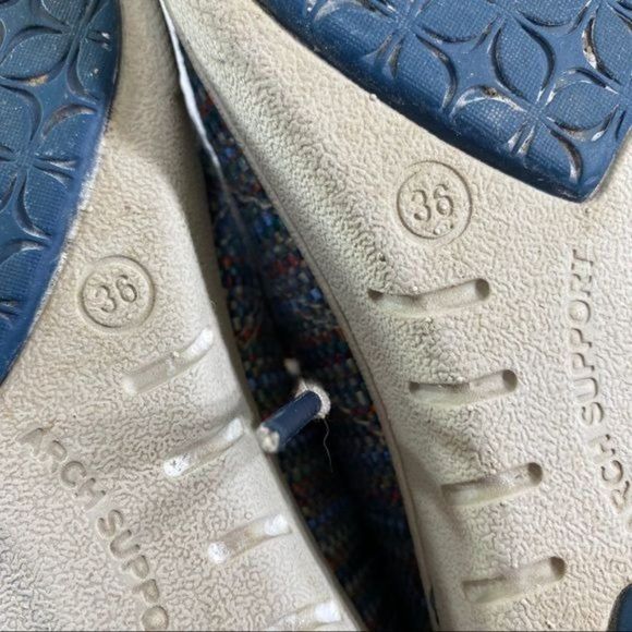 Dansko Textured Brandi Canvas Sneaker Shoe Size 36 - Picture 9 of 13